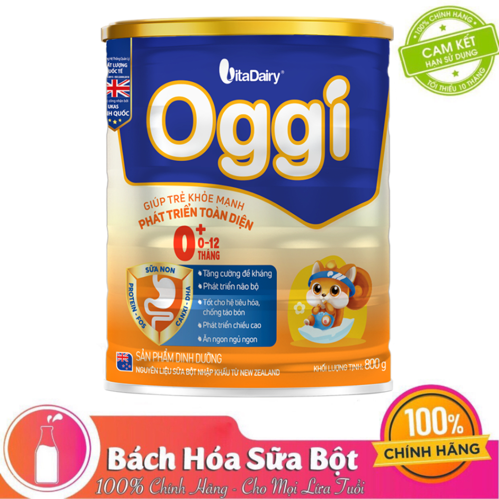 Sữa bột OGGI 0+ (0-12 tháng) 800g
