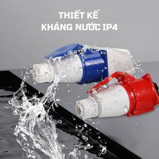 Phích cắm Công nghiệp 3 cực (2P + E) 16A , 32A