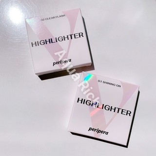Phấn Highlight Bắt Sáng Peripera Ink V-Highlighter [01 - 02]