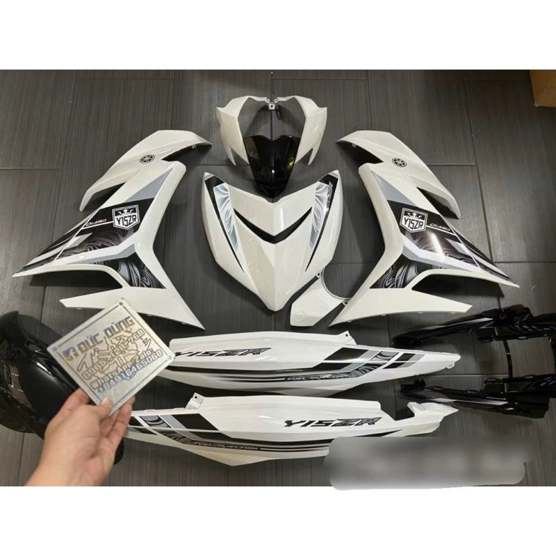 Dàn áo Exciter 150 mới trắng đen tem đẹp