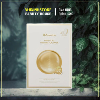 [🔥𝗚𝗶𝗮𝗼 𝗛𝗼𝗮̉ 𝗧𝗼̂́𝗰🔥] Mặt Nạ Giấy Dưỡng Trắng Da Jm Solution Mask Hàn Quốc