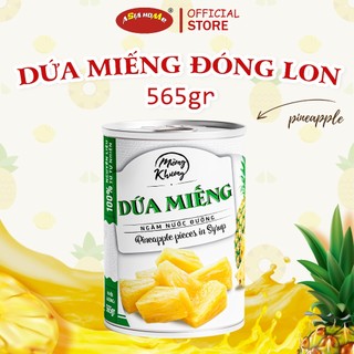 Dứa Ngâm Nước Đường Cát Long Đóng Lon 565g – ASIA HOME Chính Hãng