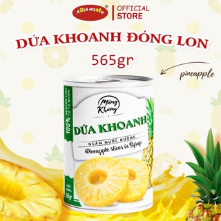 Dứa Ngâm Nước Đường Cát Long Đóng Lon 565g – ASIA HOME Chính Hãng