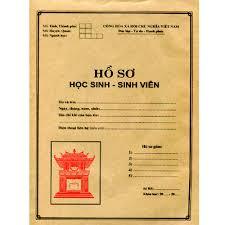 Hồ sơ học sinh sinh viên (5 bộ)