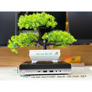 Pc văn phòng nhỏ gọn cấu hình mạnh,  mini hp 800 G2/3/4 i7, win 10 bản quyền