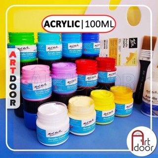 [ARTDOOR] Màu vẽ Acrylic MONT MARTE Hũ (100ml) custom áo, vải, gỗ, kính, tô tượng, đất sét, số hóa
