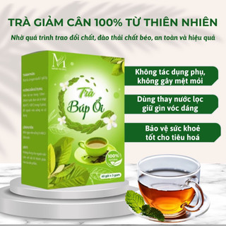 TRÀ BÚP ỔI GIẢM CÂN an toàn, ổn định đường huyết tim mạch ( 60 gói)