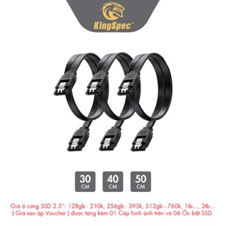 Cáp dữ liệu SATA3 6GB/s [ cho SSD KingSpec HDD 2.5 & 3.5 ] - Hàng Chính Hãng
