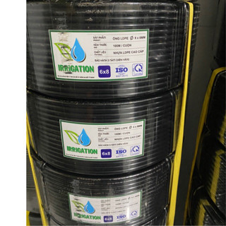 Cuộn 100m ống LDPE 8mm (irrigation), ống ldpe 6x8mm, ỐNG LDPE CỨNG DẺO