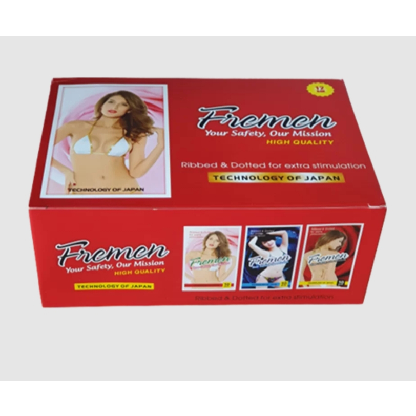 Bao cao su gia đình giá rẻ có gai Fremen hộp 120 cái