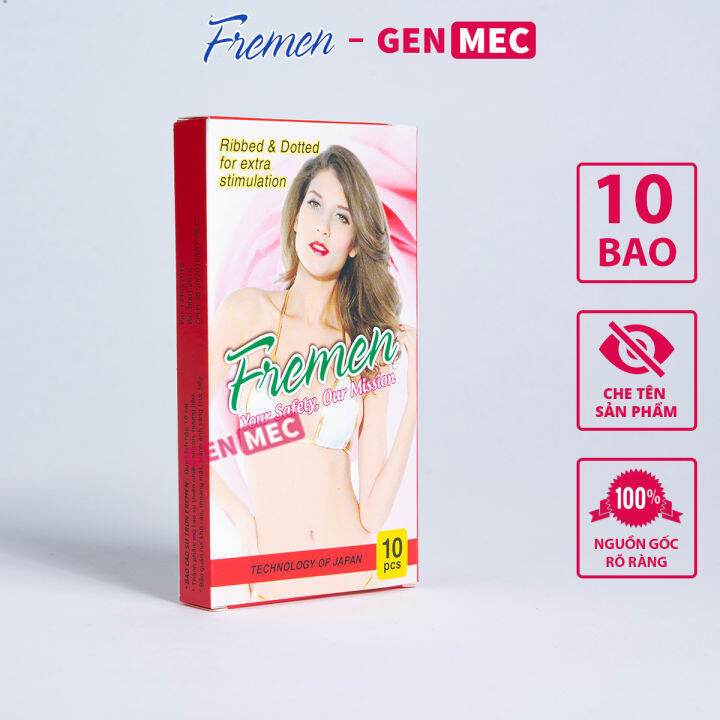 Bao cao su gia đình giá rẻ có gai Fremen hộp 120 cái
