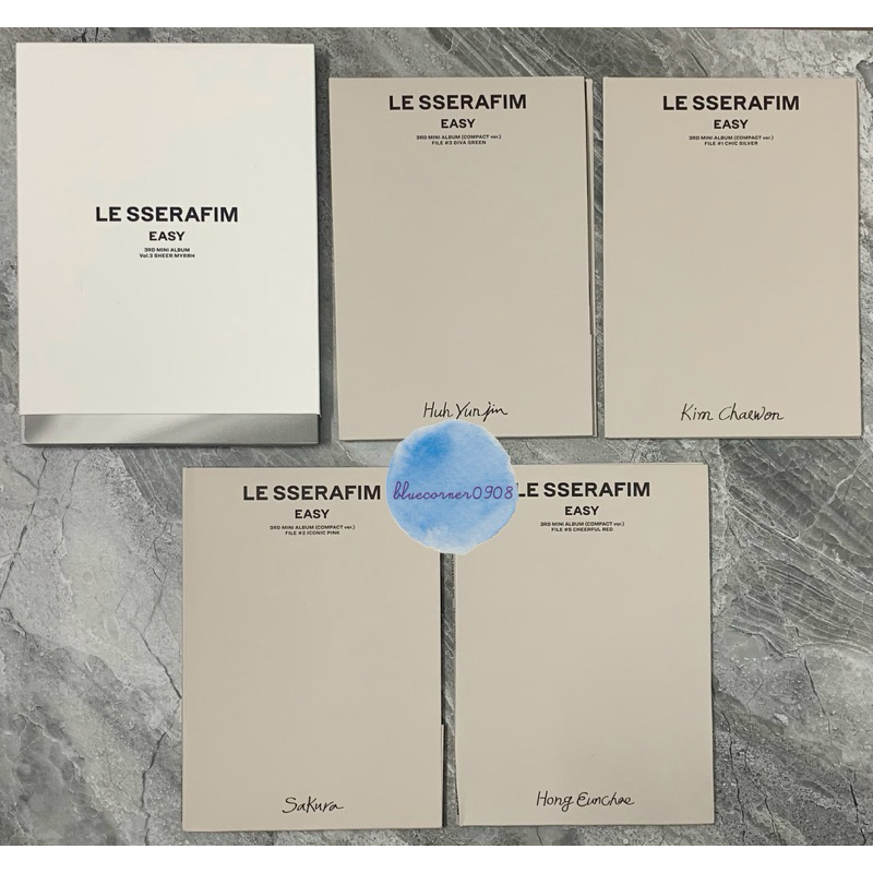 (KHÔNG XÁC NHẬN TIN NHẮN, KHÔNG GỬI HÀNG) LE SSERAFIM EASY ALBUM ẢNH KHÔNG CARD CHÍNH HÃNG