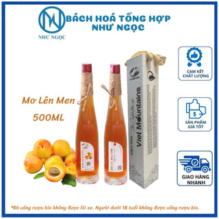 Mơ Má Đào SaPa Wine Viet Mountains Lên Men Chai 500ml Kèm Hộp - Bách Hóa Tổng Hợp Như Ngọc