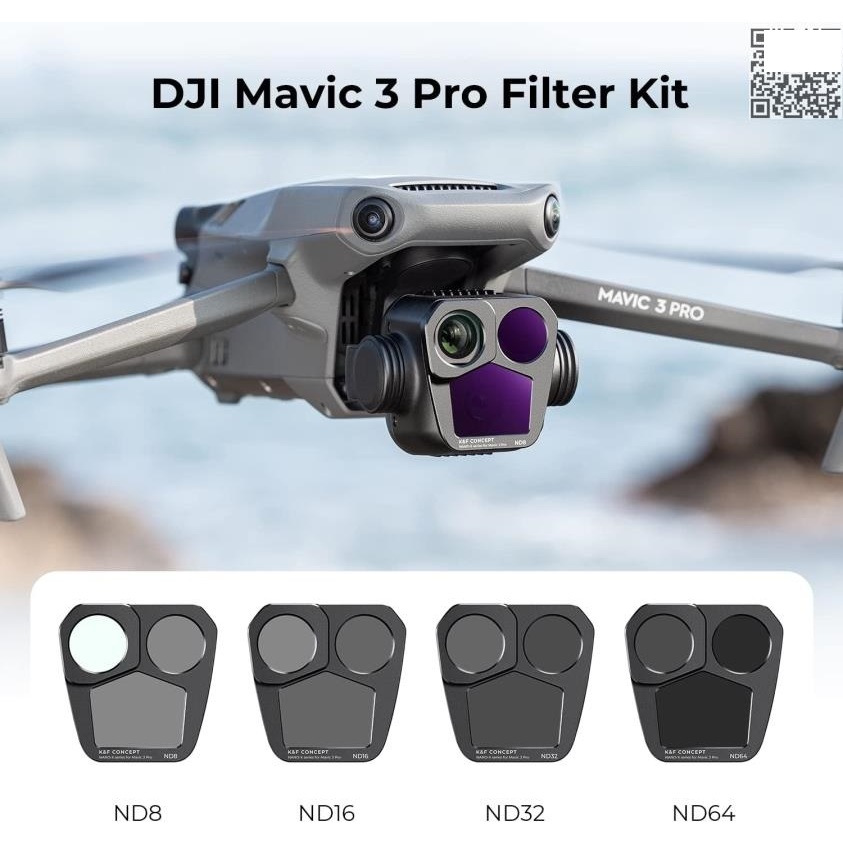 Kính Lọc Filter K&F concept for Mavic 3 PRO ND8 ND16 ND32 ND64 AGC Japanese 28 layers nano HD Glass