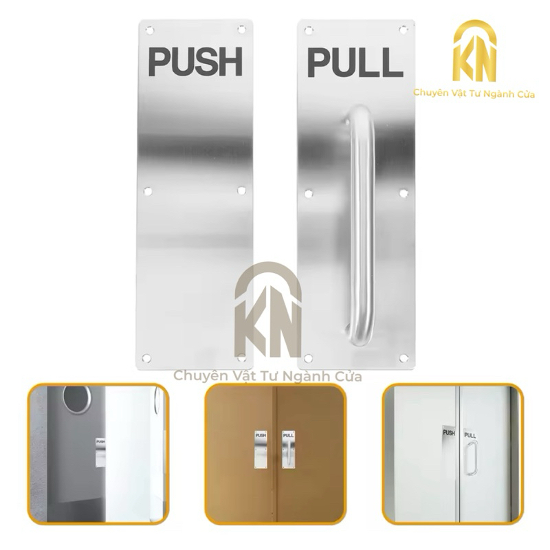 Tay nắm Inox 304 PULL PUSH cửa thoát hiểm