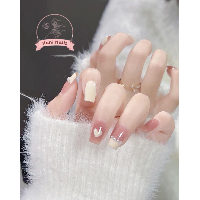 Nailbox thạch hồng trái tim H07 💓