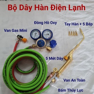 Bộ hàn chuyên dụng điện lạnh, bộ hàn oxy gas dùng cho thợ sửa chữa điện lạnh