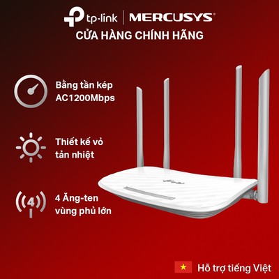Bộ Phát Wifi TP-Link Archer C50 Chuẩn AC 1200Mbps