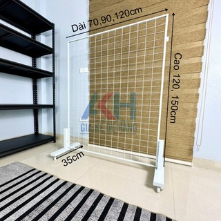  Khung treo phụ kiện có chân khung treo lưới ô vuông cài móc khung treo phụ kiện điện thoại lắp ghép thông minh 
