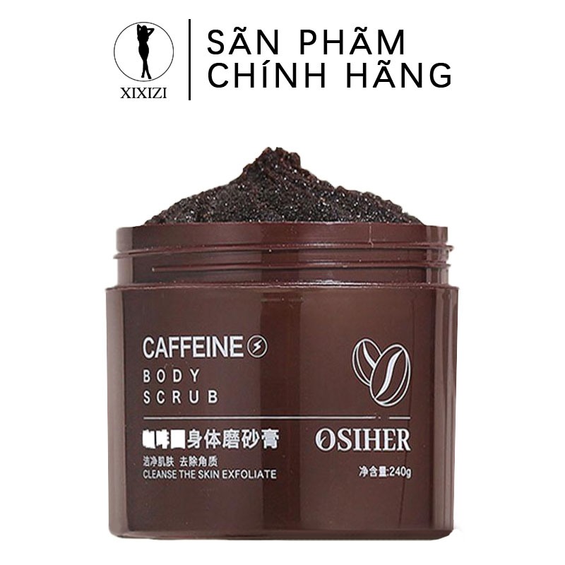 Tẩy Tế Bào Chết Coffee Body Polish OSIHER tẩy da chết body, Giúp Dưỡng Trắng Da Toàn Thân 240G