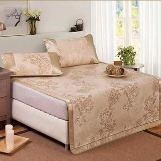[ XẢ KHO LÔ CHIẾU ] CHIẾU LỤA 3D SIÊU ĐẸP 1M2 x 1m95 TẶNG KÈM 1 VỎ GỐI