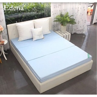 Nệm Bông Ép Gấp 3 Cao Cấp Edena, Nệm Cứng Nâng Đỡ Hỗ Trợ Cột Sống Sợi Bông Nhập Khẩu, Bảo Hành 5 Năm