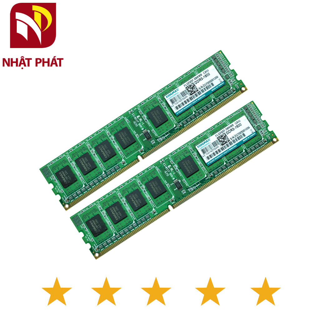RAM DDR3/ 8Gb Bus 1600MHz Kingmax/ Kingston/ Gskill/ Corsair cũ