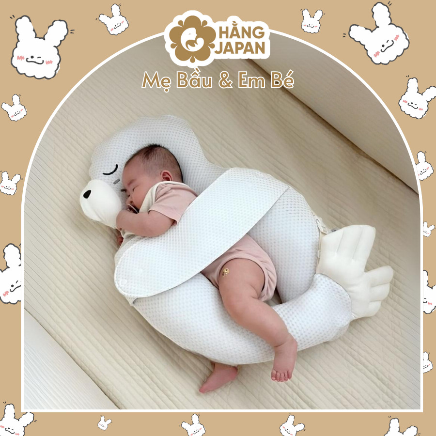 Gối Emong gối ôm gác chân cho bé hình hải cẩu đáng yêu