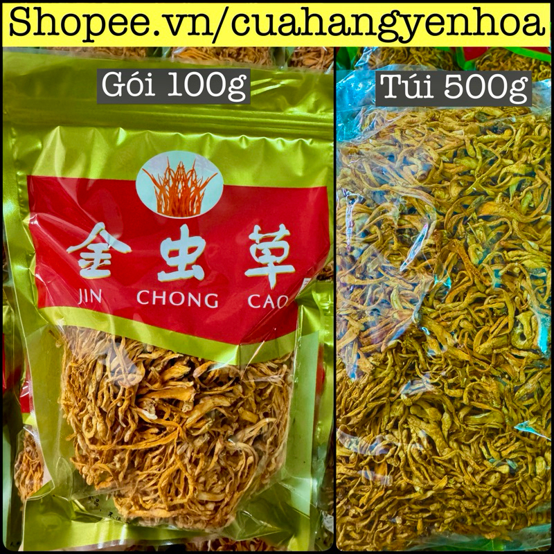 100g-500g Đông Trùng Hạ Thảo Sấy Khô