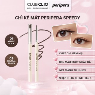  Chì Kẻ Mắt Peripera Speedy Pencil Liner 0.14g Chất Chì Mềm Lì Mịn Chống Trôi Chính Hãng PECHIKEMAT 
