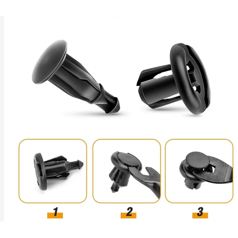 CHỐT NHỰA NÚT NHỰA 10MM CHO XE HONDA MAZDA... VÍT NỞ NHỰA CHO XE Ô TÔ