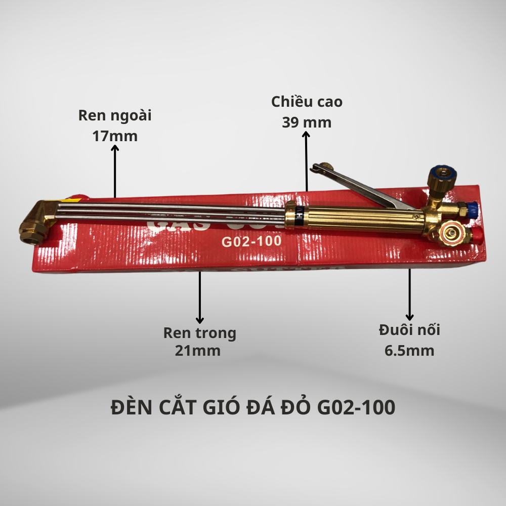 Đèn cắt gió đá Đỏ G02-100