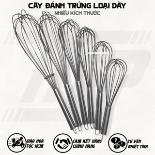 Cây Đánh Trứng Inox Loại Dày - Cây Phới Lồng Đánh Trứng Cứng Cáp