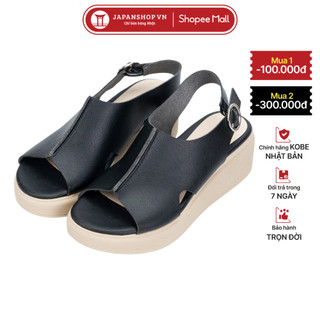  Sandal đế xuồng KOSU 5,5cm sandan quai cài chống trơn trượt thấm nước siêu nhẹ K-24213 made in Japan 