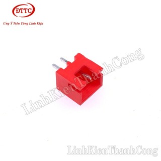 Bộ 100 Chiếc Header 2P XH2.54-2P Đực Thẳng Màu Đỏ