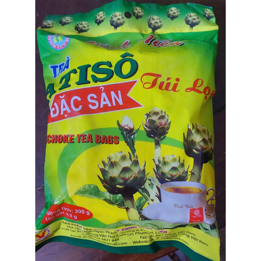 TRÀ ATISO VĨNH TIẾN 100 GÓI [mẫu mới 04/28]