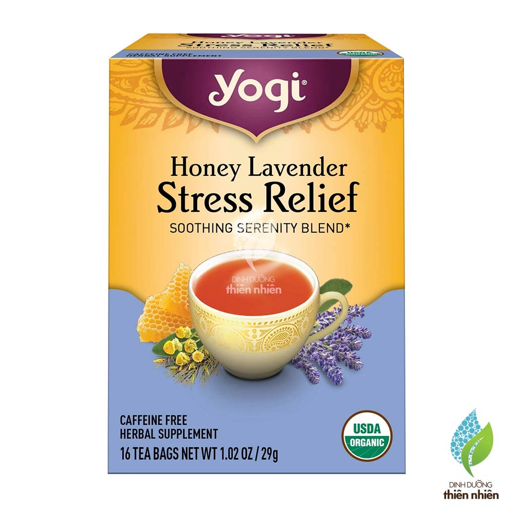 Trà Hữu Cơ Yogi Stress Relief, Giúp Thư Giãn