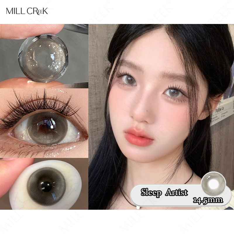 Kính áp tròng Mill Creek Lens 14.5mm Sleep Artist /Night Kiss Venus 1 cặp（2 chiếc）Thời hạn sử dụng 6