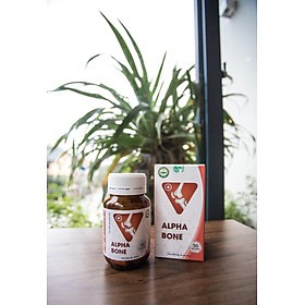   Tặng kèm dầu lăn xoa bóp   TPBVSK Alphabone Hỗ Trợ Xương Khớp Glucosamine MSM   hộp 30 viên 