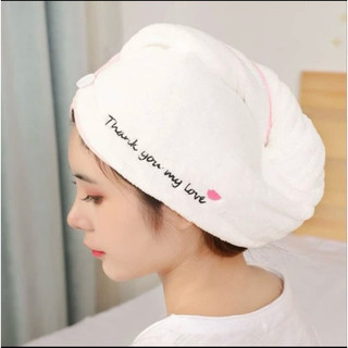 Khăn Quấn Tóc Ủ Tóc Nhanh Khô.