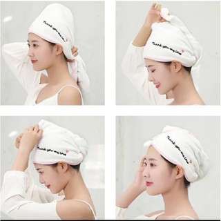 Khăn Quấn Tóc Ủ Tóc Nhanh Khô.
