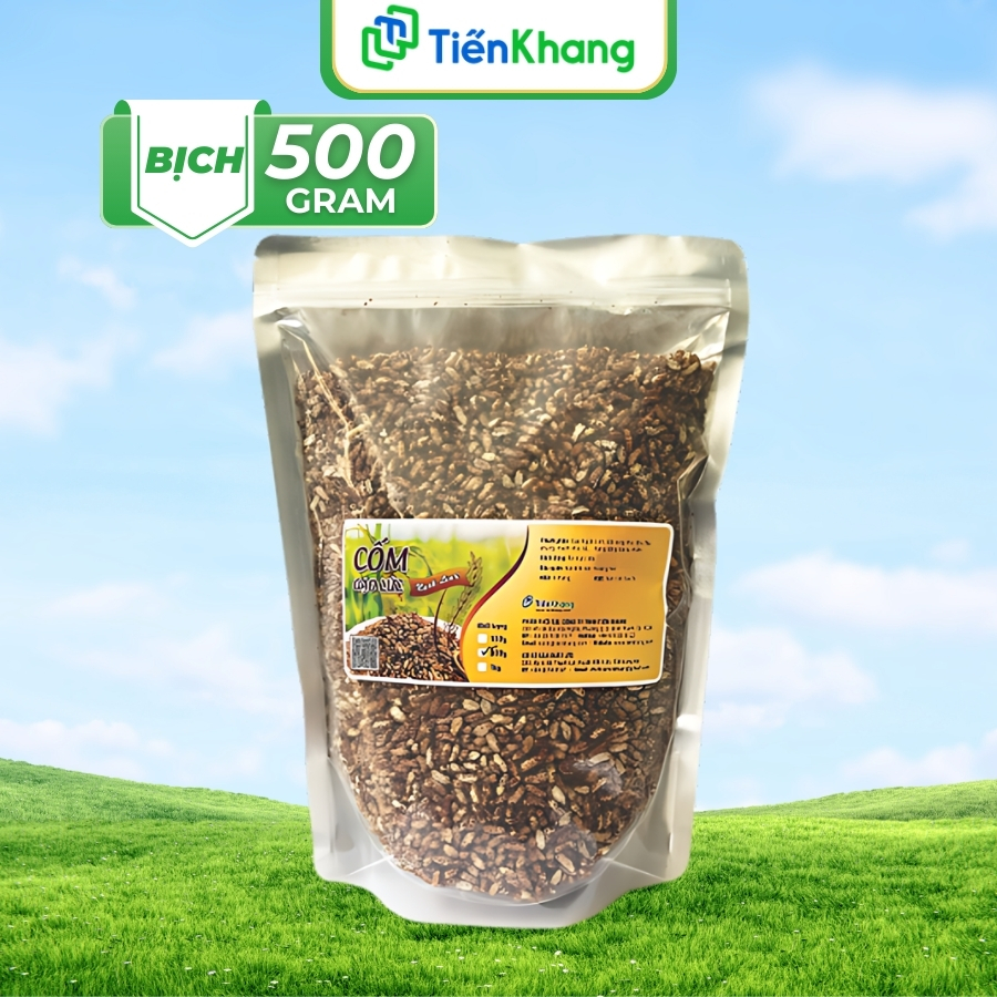 Cốm Gạo Lứt Mầm Ngok Linh - Bịch (500gram)