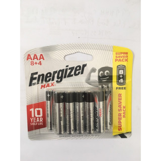 Pin AA, AAA Energizer Alkaline chống chảy 1.5v E91, E92/LR6, LR03 (Xuất xứ Singapore) Loại vỉ 12viên