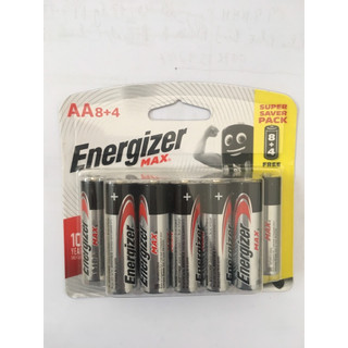 Pin AA, AAA Energizer Alkaline chống chảy 1.5v E91, E92/LR6, LR03 (Xuất xứ Singapore) Loại vỉ 12viên