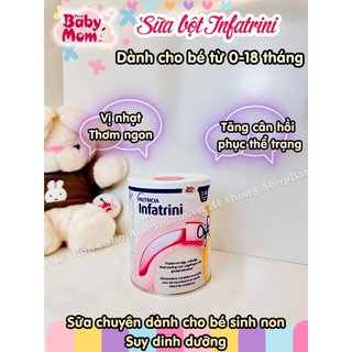 Sữa Bột Nutricia Infatrini dành Cho Các Bé Nhẹ Cân, Suy Dinh Dưỡng 400g
