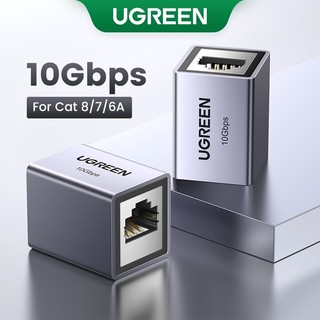 Đầu nối mạng RJ45 tốc độ 10Gbps vỏ nhôm Ugreen 15117 NW261 cao cấp