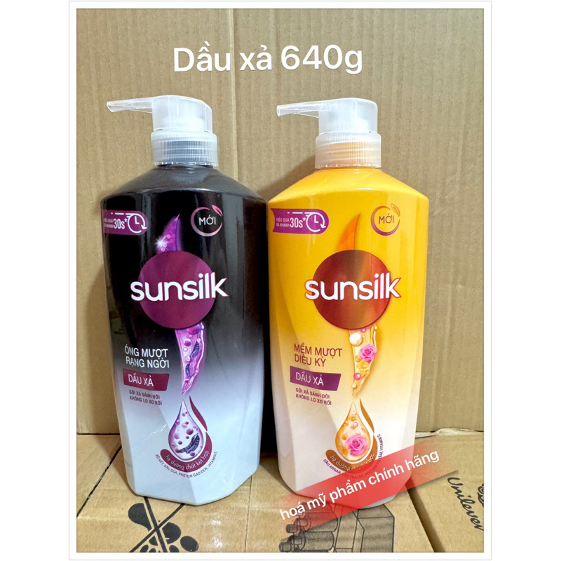 Dầu xả Sunsilk 600g 2 màu