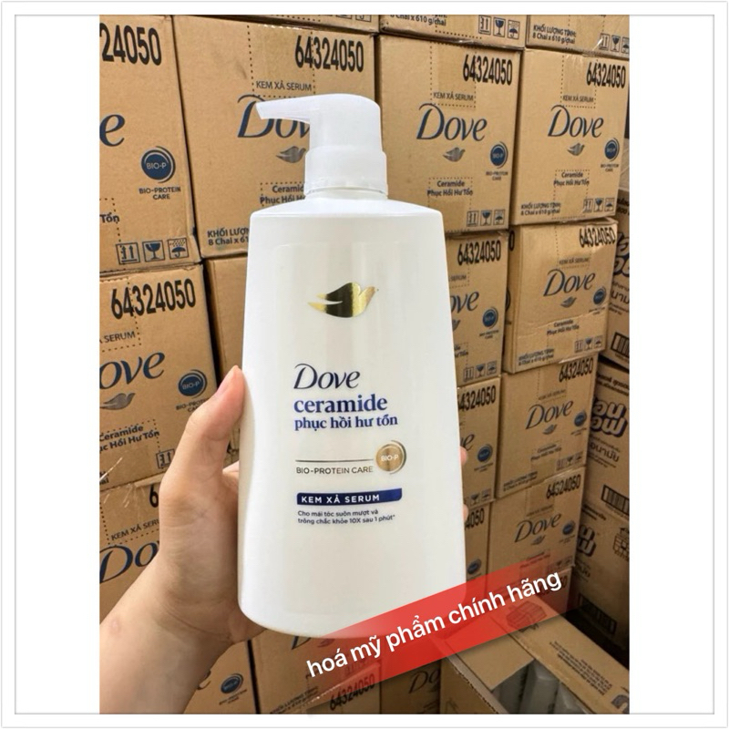 ( Mẫu mới) Dầu xả dove 610g