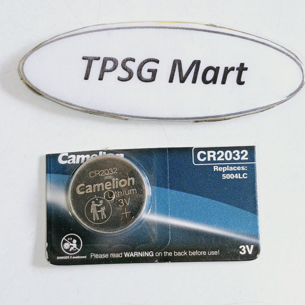 Pin Cmos 2032, CR2032, Pin 3V, DL2032, KL2032, 5004LC, SB-T15, L2032 / Pin Camelion