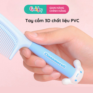 Gương Lươc Chải Tóc Cho Bé Gabby In Hình Kuromi, Melody, Cinnamoroll Đáng Yêu